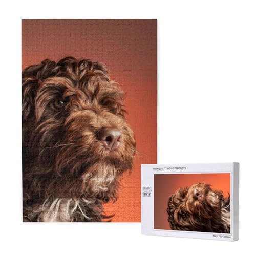 Entzückender Cockapoo-Hund,1000 Teile Holzpuzzle Familienspiel Puzzle für Erwachsene und Jugendliche Entzückender Cockapoo-Hund,1000 Teile Holzpuzzle Familienspiel Puzzle für Erwachsene und Jugendliche von YWSOTRE