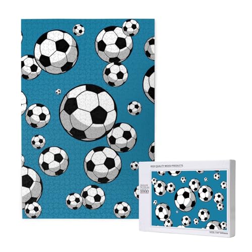 Fußball,1000 Teile Holzpuzzle Familienspiel Puzzle für Erwachsene und Jugendliche Fußball,1000 Teile Holzpuzzle Familienspiel Puzzle für Erwachsene und Jugendliche von YWSOTRE