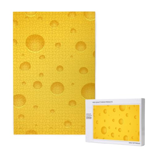 Gelber Käse,1000 Teile Holzpuzzle Familienspiel Puzzle für Erwachsene und Jugendliche Gelber Käse,1000 Teile Holzpuzzle Familienspiel Puzzle für Erwachsene und Jugendliche von YWSOTRE