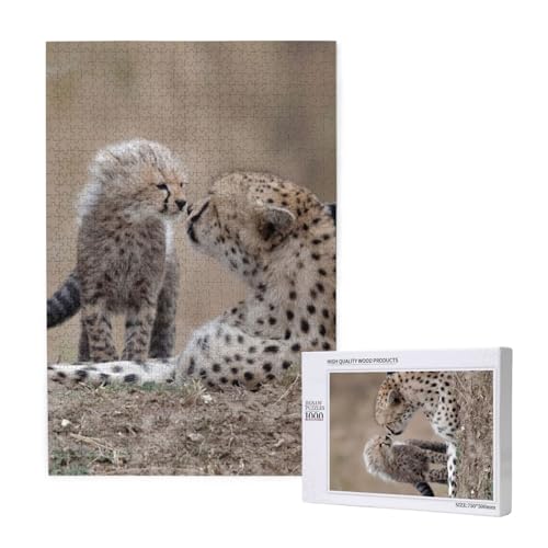 Gepard,1000 Teile Holzpuzzle Familienspiel Puzzle für Erwachsene und Jugendliche Gepard,1000 Teile Holzpuzzle Familienspiel Puzzle für Erwachsene und Jugendliche von YWSOTRE