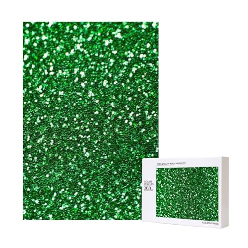 Grüne Pailletten funkeln,300 Teile Holzpuzzle Familienspiel Puzzle für Erwachsene und Jugendliche Grüne Pailletten funkeln,300 Teile Holzpuzzle Familienspiel Puzzle für Erwachsene und Jugendliche von YWSOTRE