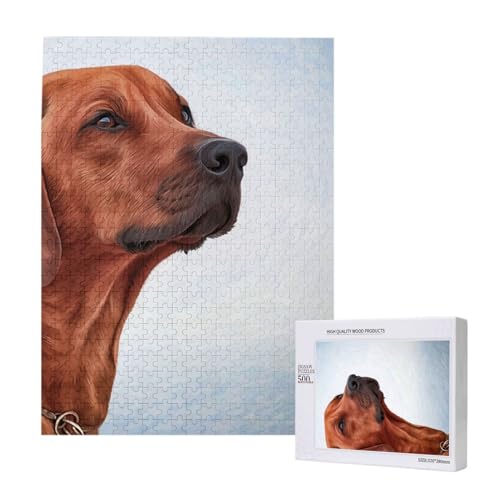 Hund Rhodesian Ridgeback,500 Teile Holzpuzzle Familienspiel Puzzles für Erwachsene und Jugendliche Hund Rhodesian Ridgeback,500 Teile Holzpuzzle Familienspiel Puzzles für Erwachsene und Jugendliche von YWSOTRE