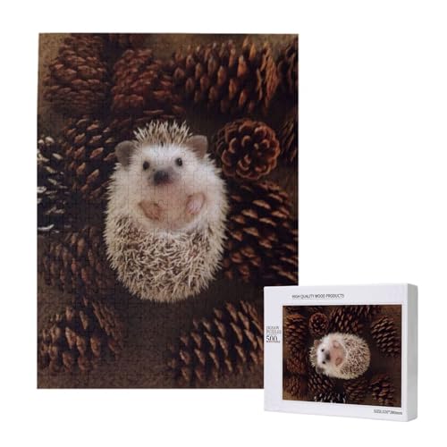 Igel,500 Teile Holzpuzzle Familienspiel Puzzles für Erwachsene und Jugendliche Igel,500 Teile Holzpuzzle Familienspiel Puzzles für Erwachsene und Jugendliche von YWSOTRE