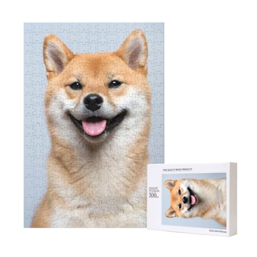 Lächelnder Shiba Inu,300 Teile Holzpuzzle Familienspiel Puzzle für Erwachsene und Jugendliche Lächelnder Shiba Inu,300 Teile Holzpuzzle Familienspiel Puzzle für Erwachsene und Jugendliche von YWSOTRE
