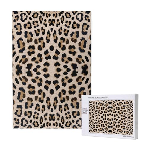 Leopardenmuster,1000 Teile Holzpuzzle Familienspiel Puzzle für Erwachsene und Jugendliche Leopardenmuster,1000 Teile Holzpuzzle Familienspiel Puzzle für Erwachsene und Jugendliche von YWSOTRE