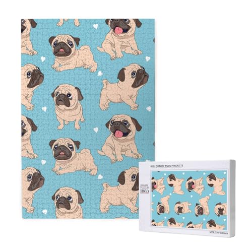 Mops,1000 Teile Holzpuzzle Familienspiel Puzzle für Erwachsene und Jugendliche Mops,1000 Teile Holzpuzzle Familienspiel Puzzle für Erwachsene und Jugendliche von YWSOTRE