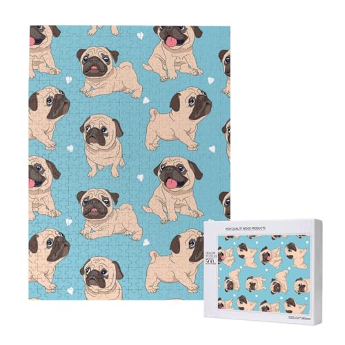 Mops,500 Teile Holzpuzzle Familienspiel Puzzles für Erwachsene und Jugendliche Mops,500 Teile Holzpuzzle Familienspiel Puzzles für Erwachsene und Jugendliche von YWSOTRE