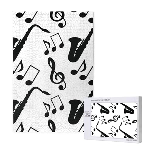 Musical Musik Saxophon,1000 Teile Holzpuzzle Familienspiel Puzzle für Erwachsene und Jugendliche Musical Musik Saxophon,1000 Teile Holzpuzzle Familienspiel Puzzle für Erwachsene und Jugendliche von YWSOTRE