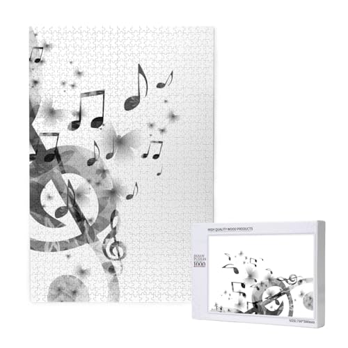 Musik mit G-Taste,1000 Teile Holzpuzzle Familienspiel Puzzle für Erwachsene und Jugendliche Musik mit G-Taste,1000 Teile Holzpuzzle Familienspiel Puzzle für Erwachsene und Jugendliche von YWSOTRE