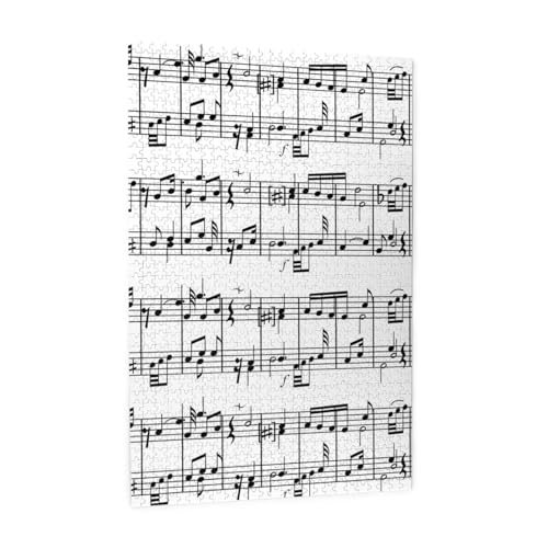 Musiknoten, Musiknote, Symbol, Abbildung,1000 Teile Holzpuzzle Familienspiel Puzzle für Erwachsene und Jugendliche Musiknoten, Musiknote, Symbol, Abbildung,1000 Teile Holzpuzzle Familienspiel Puzzle für Erwachsene und Jugendliche von YWSOTRE