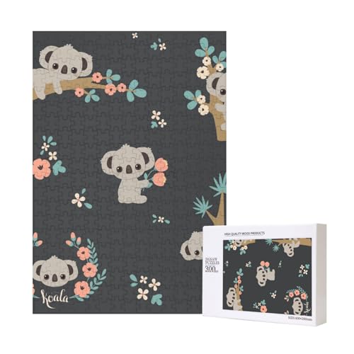 Niedlicher 3D-Tierkoala,300 Teile Holzpuzzle Familienspiel Puzzle für Erwachsene und Jugendliche Niedlicher 3D-Tierkoala,300 Teile Holzpuzzle Familienspiel Puzzle für Erwachsene und Jugendliche von YWSOTRE