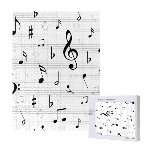 Notenschlüssel Notenblatt Symbol Diskant Abstrakt,500 Teile Holzpuzzle Familienspiel Puzzles für Erwachsene und Jugendliche Notenschlüssel Notenblatt Symbol Diskant Abstrakt,500 Teile Holzpuzzle Familienspiel Puzzles für Erwachsene und Jugendliche von YWSOTRE
