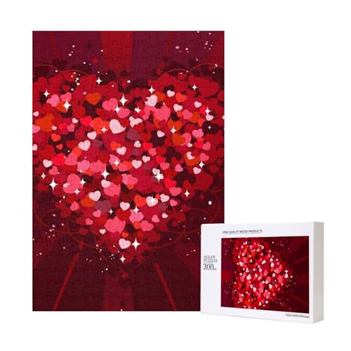 Schönen Valentinstag,300 Teile Holzpuzzle Familienspiel Puzzle für Erwachsene und Jugendliche Schönen Valentinstag,300 Teile Holzpuzzle Familienspiel Puzzle für Erwachsene und Jugendliche von YWSOTRE
