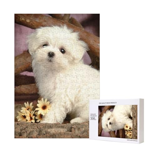 Süßer Hund,300 Teile Holzpuzzle Familienspiel Puzzle für Erwachsene und Jugendliche Süßer Hund,300 Teile Holzpuzzle Familienspiel Puzzle für Erwachsene und Jugendliche von YWSOTRE