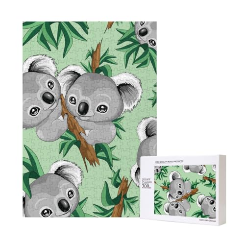 Süßer Koala,300 Teile Holzpuzzle Familienspiel Puzzle für Erwachsene und Jugendliche Süßer Koala,300 Teile Holzpuzzle Familienspiel Puzzle für Erwachsene und Jugendliche von YWSOTRE