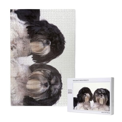 Süßer Shih Tzu,1000 Teile Holzpuzzle Familienspiel Puzzle für Erwachsene und Jugendliche Süßer Shih Tzu,1000 Teile Holzpuzzle Familienspiel Puzzle für Erwachsene und Jugendliche von YWSOTRE