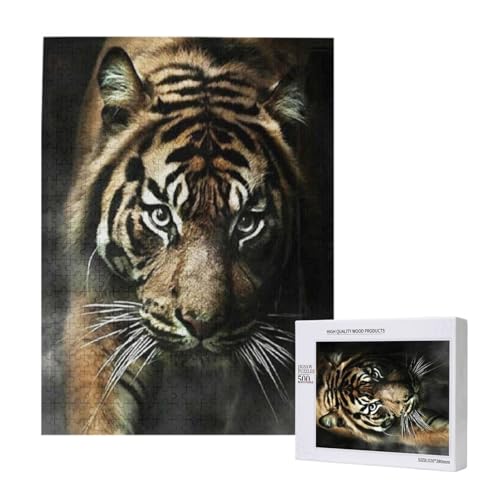 Tigermuster,500 Teile Holzpuzzle Familienspiel Puzzles für Erwachsene und Jugendliche Tigermuster,500 Teile Holzpuzzle Familienspiel Puzzles für Erwachsene und Jugendliche von YWSOTRE