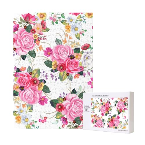 Vintage Blumensträuße,300 Teile Holzpuzzle Familienspiel Puzzle für Erwachsene und Jugendliche Vintage Blumensträuße,300 Teile Holzpuzzle Familienspiel Puzzle für Erwachsene und Jugendliche von YWSOTRE