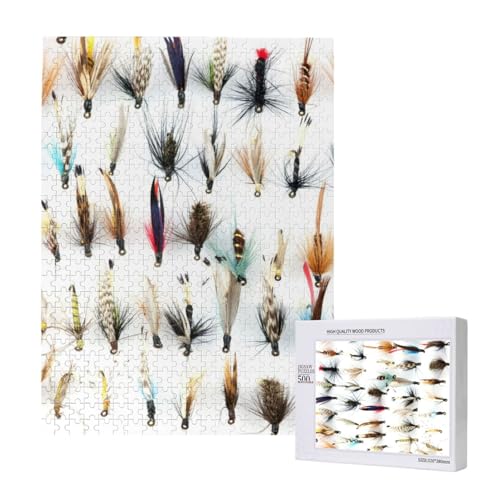 White Fish Auswahl an traditionellen Fliegen zum Forellenfischen,500 Teile Holzpuzzle Familienspiel Puzzles für Erwachsene und Jugendliche White Fish Auswahl an traditionellen Fliegen zum Forellenfischen,500 Teile Holzpuzzle Familienspiel Puzzles für Erwachsene und Jugendliche von YWSOTRE