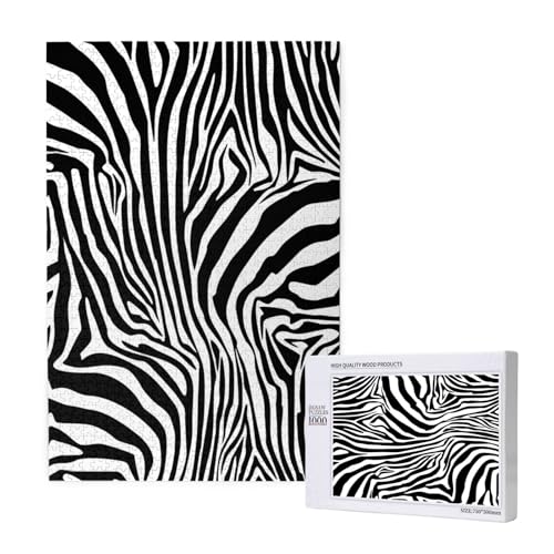 Zebra-Streifen-Hintergrund,1000 Teile Holzpuzzle Familienspiel Puzzle für Erwachsene und Jugendliche Zebra-Streifen-Hintergrund,1000 Teile Holzpuzzle Familienspiel Puzzle für Erwachsene und Jugendliche von YWSOTRE