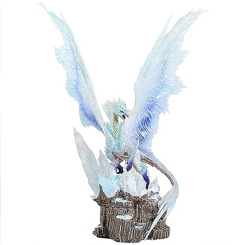 Monster Hunter Figur Velkhana, Nergigante, Silver Rathalos, Rathalos Dragon Modellfigur Ornaments PVC Statue von YXCC-SEN