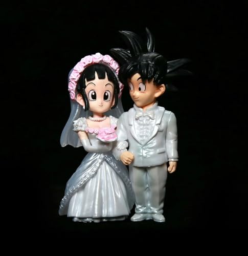 YXCC-SEN Goku&Chichi Hochzeits Figur Anime Figur Modell Puppen Ornamente von YXCC-SEN