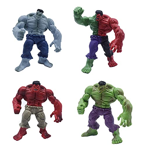 YXCC-SEN Hulk Figur Red Hulk Figur Anime Figure Hulk Joint Movable Figures A Full Set of Four Styles of Hulk Ornaments YXCC-SEN Hulk Figur Red Hulk Figur Anime Figure Hulk Joint Movable Figures A Full Set of Four Styles of Hulk Ornaments von YXCC-SEN