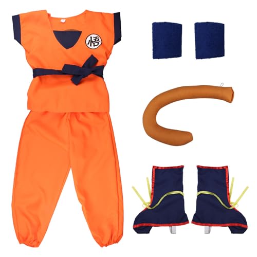 YXHZVON Kostüm Dragon Ball für Manga, Cosplay Cartoon Kostüm für Partys, Karneval & Halloween, Anime Show Party (S) von YXHZVON