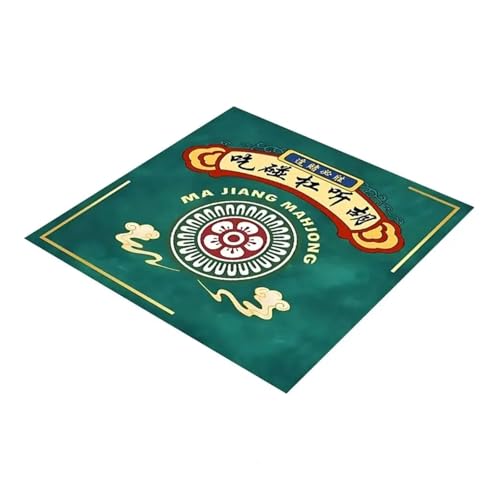 YXINAER Tischauflage für Mahjong 80 cm Mahjong-Tischmatte for Poker-Brettspiele Eine Vielzahl von Spielen rutschfeste und geräuschreduzierende Tischmatte Spielzubehör(Color 1) von YXINAER