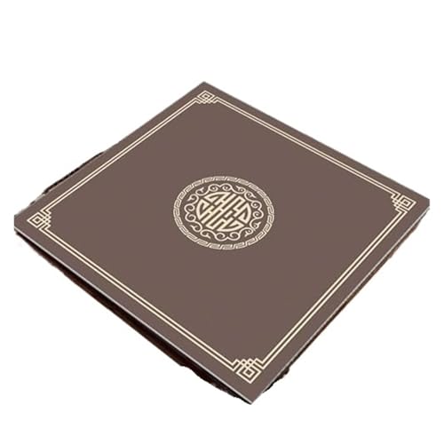 YXINAER Tischauflage für Mahjong 90 x cm Tischdecke for Mahjong, aufrollbare Spielmatte for Mah-Jongg-Kartenbrett-Kachelspiele(Dark Khaki) von YXINAER