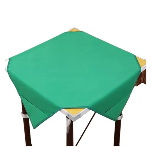YXINAER Tischauflage für Mahjong Quadratische rutschfeste Mahjong-Pad-Kachelspielmatte mit Taschen for Home-Hotel-Unterhaltung, Beflockungsstoff(H 1x1m) von YXINAER