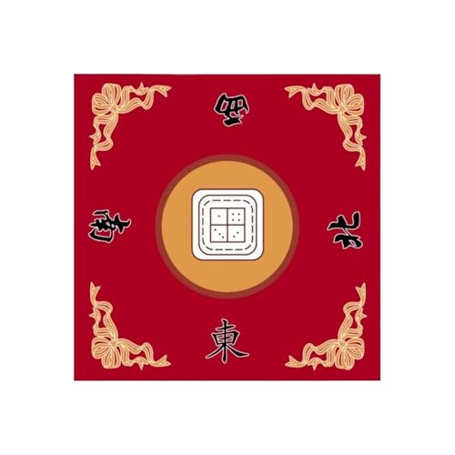 YXINAER Tischauflage für Mahjong Spielmatte for Tisch, 68,6 x, cm, rutschfeste Mahjong-Tischdecken, Brettspiel-Tischmatte, Würfelspiel-Tischdecke(Color 4) von YXINAER