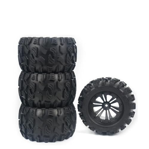1/10 RC Modell Auto Racing Monster Off-Road Buggy Fahrzeug Reifen Reifen Rad Tragbare 12mm Adapter 125mm * 70mm von YXIUEYINGE