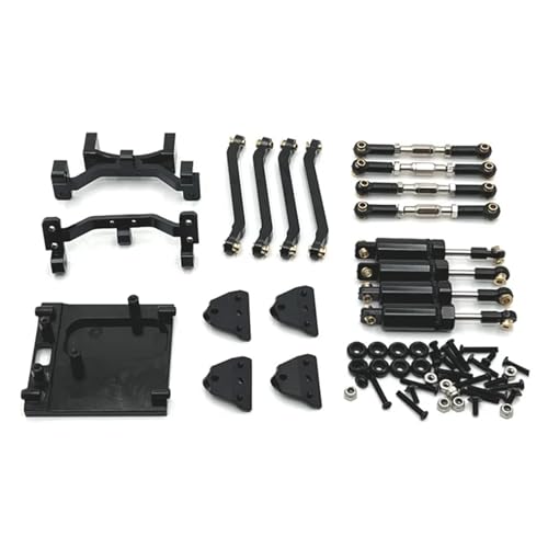 1/12 Neu for MN99S Fernbedienungsauto-Ersatzteile, Metall-Upgrade, Spurstange, Stoßdämpfer, Kit-Tasche(White) von YXIUEYINGE