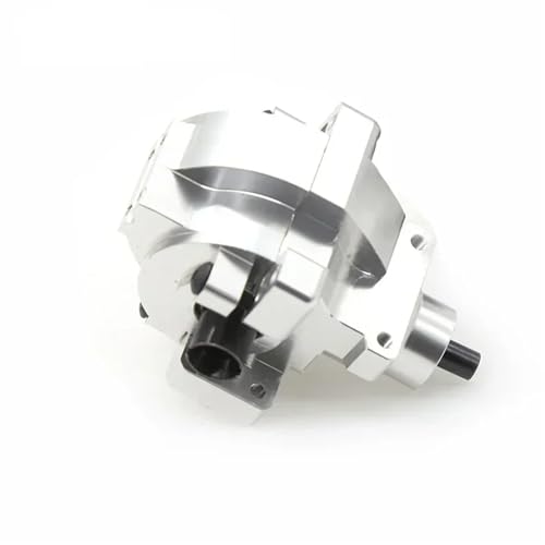 1 Paar Aluminiumlegierung vorne oder hinten Getriebe Box Komplette Drive & Diff.Getriebe 02030 03015 02024 02051 102075 1/10 for HSP 94123 94107(Front Silver) von YXIUEYINGE