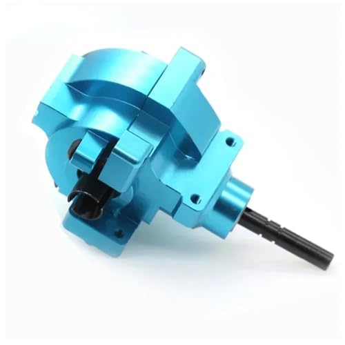 1 Paar Aluminiumlegierung vorne oder hinten Getriebe Box Komplette Drive & Diff.Getriebe 02030 03015 02024 02051 102075 1/10 for HSP 94123 94107(Right Blue) von YXIUEYINGE