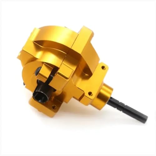 1 Paar Aluminiumlegierung vorne oder hinten Getriebe Box Komplette Drive & Diff.Getriebe 02030 03015 02024 02051 102075 1/10 for HSP 94123 94107(Right Gold) von YXIUEYINGE