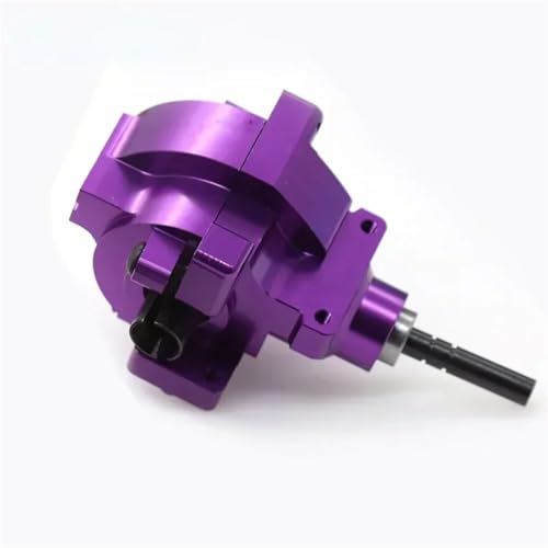 1 Paar Aluminiumlegierung vorne oder hinten Getriebe Box Komplette Drive & Diff.Getriebe 02030 03015 02024 02051 102075 1/10 for HSP 94123 94107(Right Purple) von YXIUEYINGE