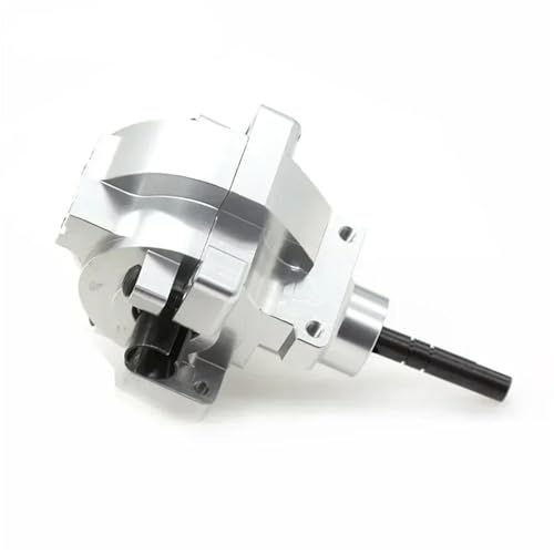 1 Paar Aluminiumlegierung vorne oder hinten Getriebe Box Komplette Drive & Diff.Getriebe 02030 03015 02024 02051 102075 1/10 for HSP 94123 94107(Right Silver) von YXIUEYINGE