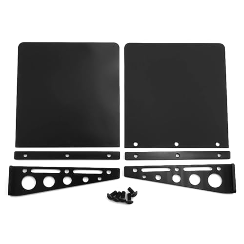 1 Paar Schwarz Schlamm Klappe Fender Guards & Mount Platte for Tam-iya 1/14 Traktor RC LKW Auto 1 Paar Schwarz Schlamm Klappe Fender Guards & Mount Platte for Tam-iya 1/14 Traktor RC LKW Auto von YXIUEYINGE