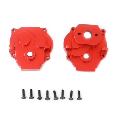 1 STÜCKE Metallgetriebe Getriebegehäuse for TRX TRX4M TRX-4M 1/18 RC Crawler Auto Upgrade Teile Zubehör(Rood) von YXIUEYINGE