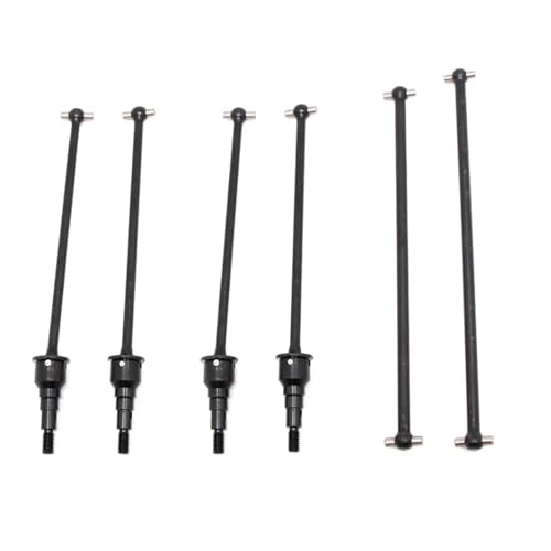 1 Set Metall Vorne Hinten Antriebswelle Dogbone for L-osi for Lasernut U4 1/10 for Rock Racer Buggy RC Auto Upgrade Teile Zubehör von YXIUEYINGE