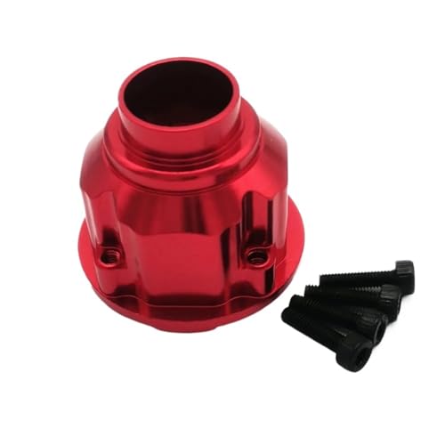 1 stücke Aluminium Differential Diff Fall for Trax-xas 1/5 X-Maxx XMAXX 7781(Rood) von YXIUEYINGE