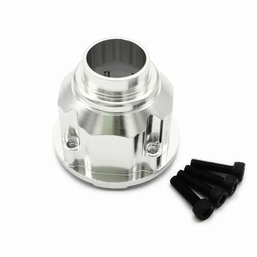 1 stücke Aluminium Differential Diff Fall for Trax-xas 1/5 X-Maxx XMAXX 7781(Silver) von YXIUEYINGE