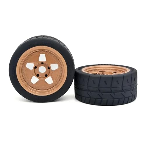 2 STÜCKE/4 STÜCKE 109mm RC Reifen Rad 17mm Hex Hub 8585 Reifen for ARR-MA for ZD Racing EX07 1/7 4WD Bürstenlosen RC Rennwagen(2pcs) von YXIUEYINGE