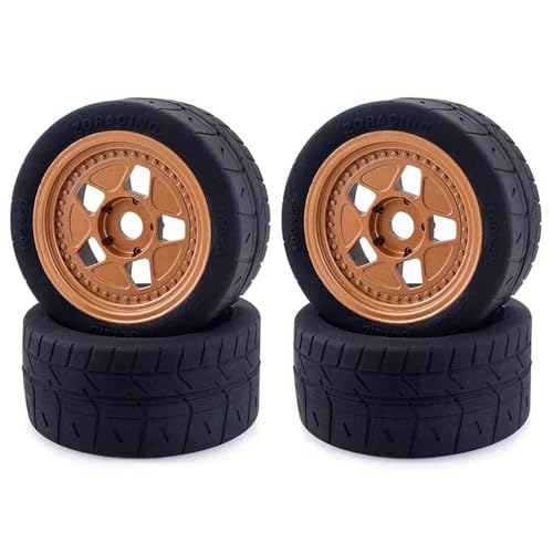 2 STÜCKE/4 STÜCKE 109mm RC Reifen Rad 17mm Hex Hub 8585 Reifen for ARR-MA for ZD Racing EX07 1/7 4WD Bürstenlosen RC Rennwagen(4pcs) von YXIUEYINGE