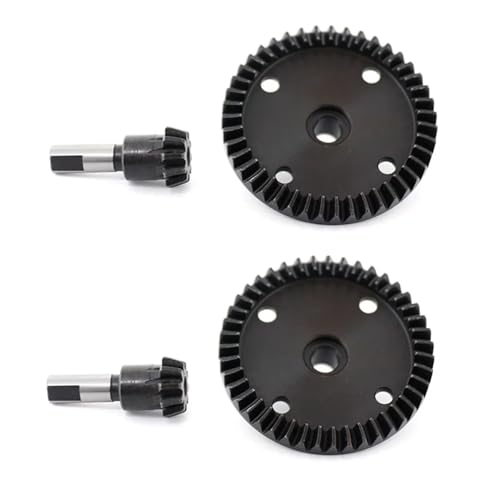 2 Set Wichtigsten Diff Getriebe 43T und Eingang Getriebe 10T for ARR-ma 1/7 for Fireteam for Mojave 1/8 for Kraton for Outcast 6S Upgrade Teile von YXIUEYINGE