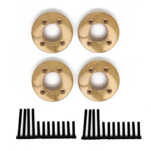2 stücke/4 stücke Messing Gegengewicht Balance Gewicht for YK4101PRO YK4102 YK4103 YK4082 for YiK-ong RC Crawler Auto Upgrade Teile(4pcs) von YXIUEYINGE