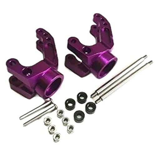 2 stücke Aluminium Heavy Duty Rear Hub Carrier for HPI for Savage XL X 4,6 5,9 Flux(Purple) von YXIUEYINGE