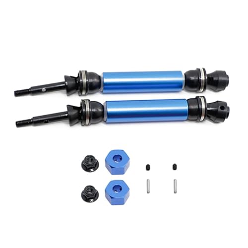 2-teilige Metall-Hinterradantriebswelle CVD for 1/10 for Trax-xas for Slash for Rustler for Hoss VXL 4X4 2WD RC-Auto-Upgrade-Teile, blau von YXIUEYINGE